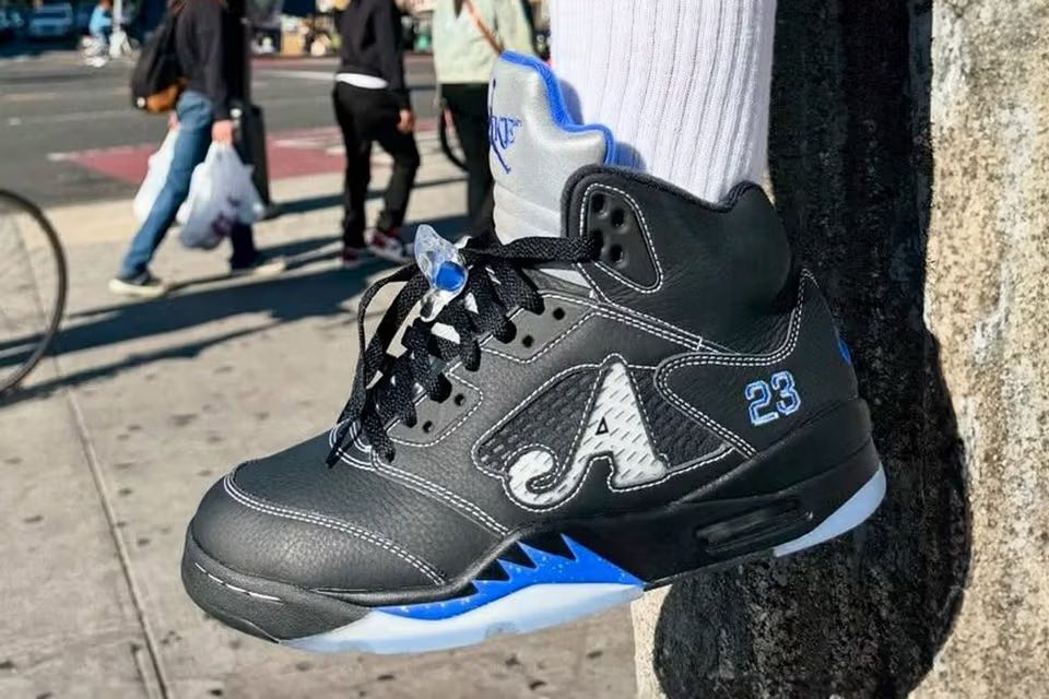 Air Jordan 5 x Awake NY "Black Racer Blue