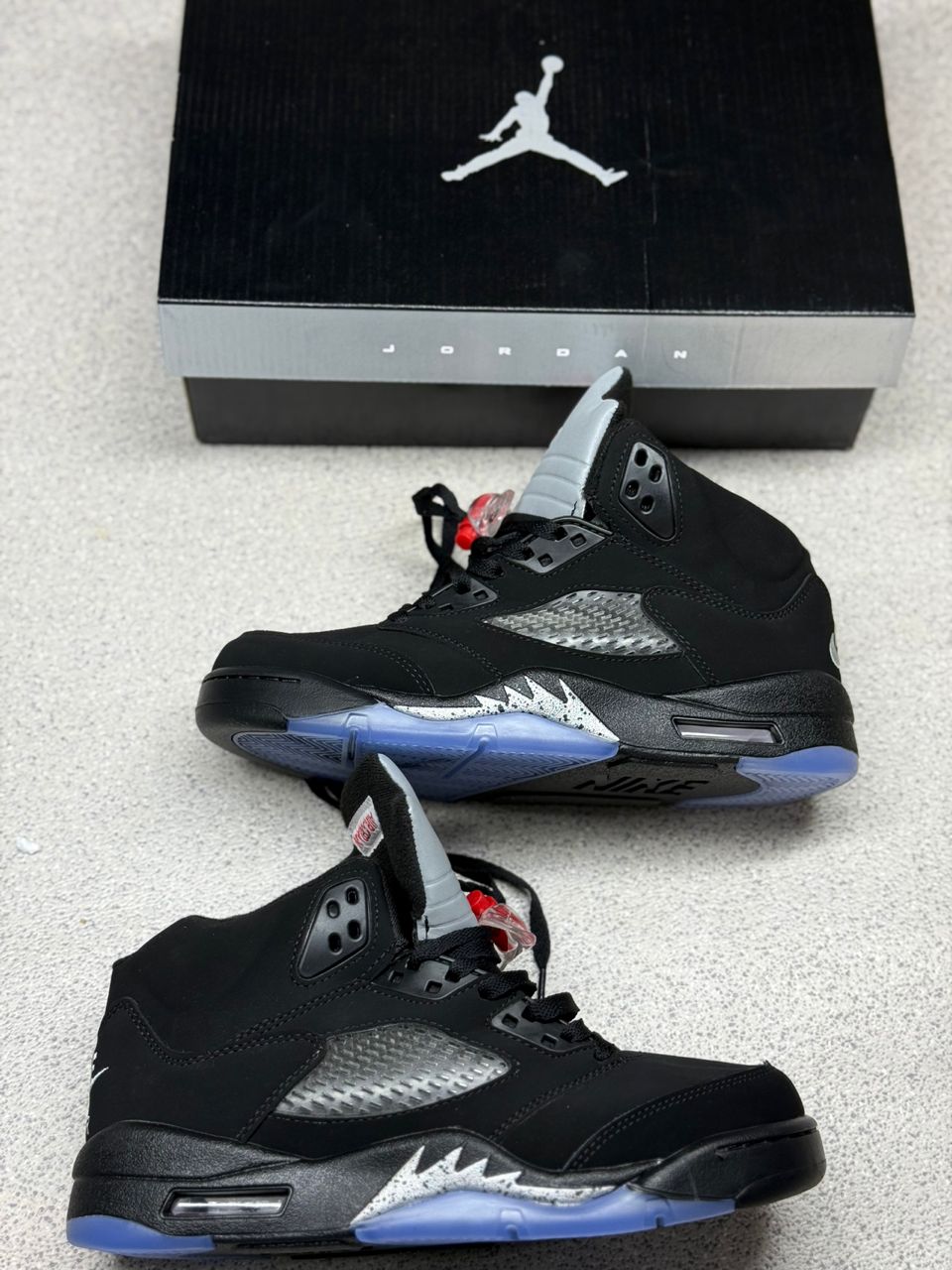 Nike Air Jordan 5 Retro Black Metallic Reimagined.