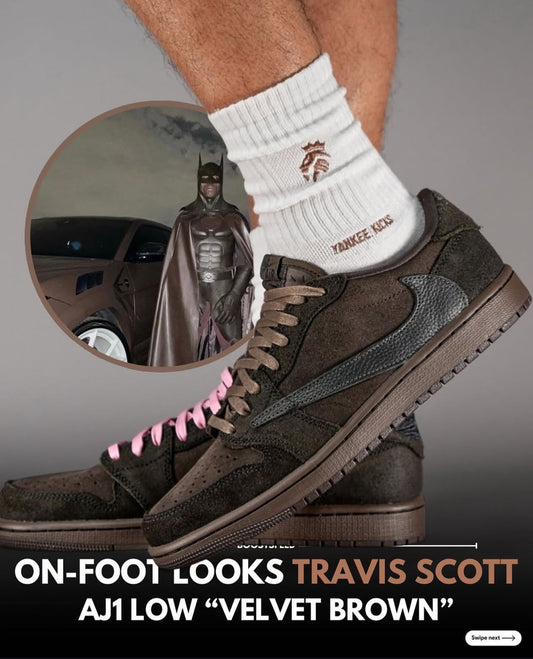 Travis Scott x Air Jordan 1 Low OG « Dark Mocha