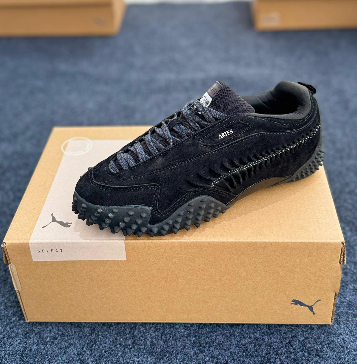 basket Puma x Aries Mostro en suédine