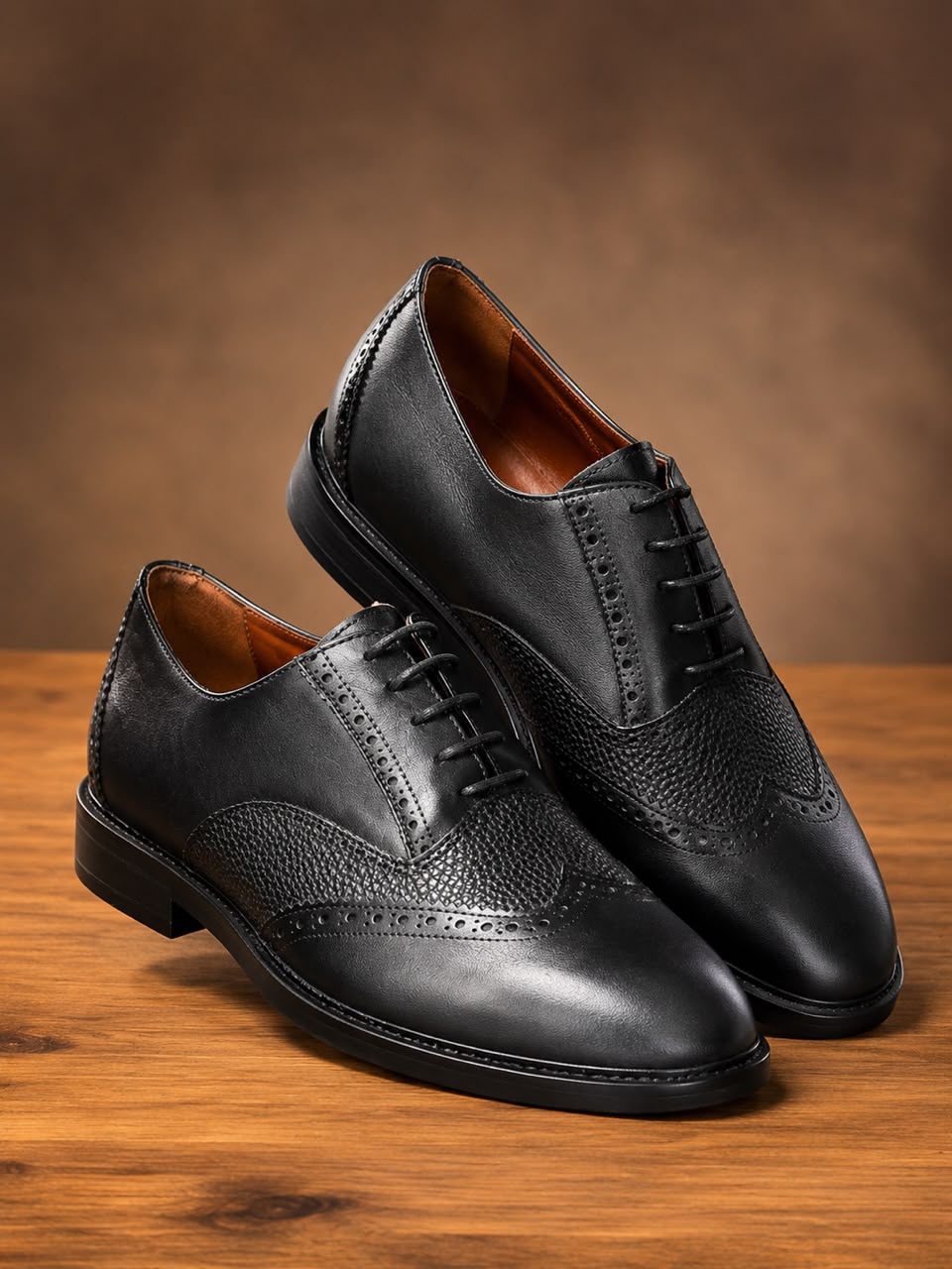 chaussures Richelieu à bout golf fleuri (Wingtip Brogues)