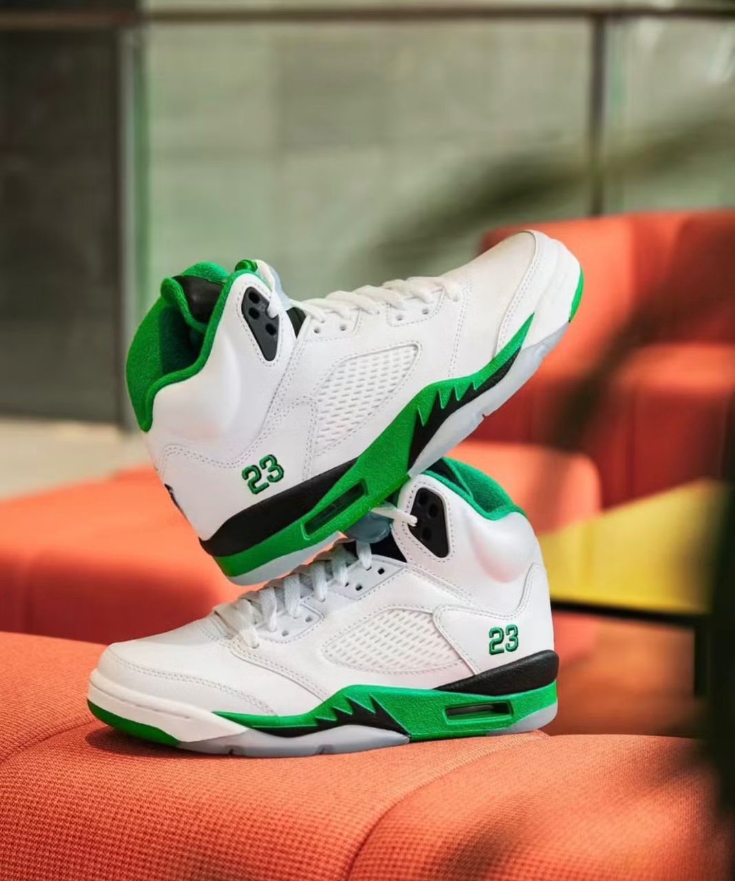 Jordan Brand Air Jordan 5 Retro Lucky Green.