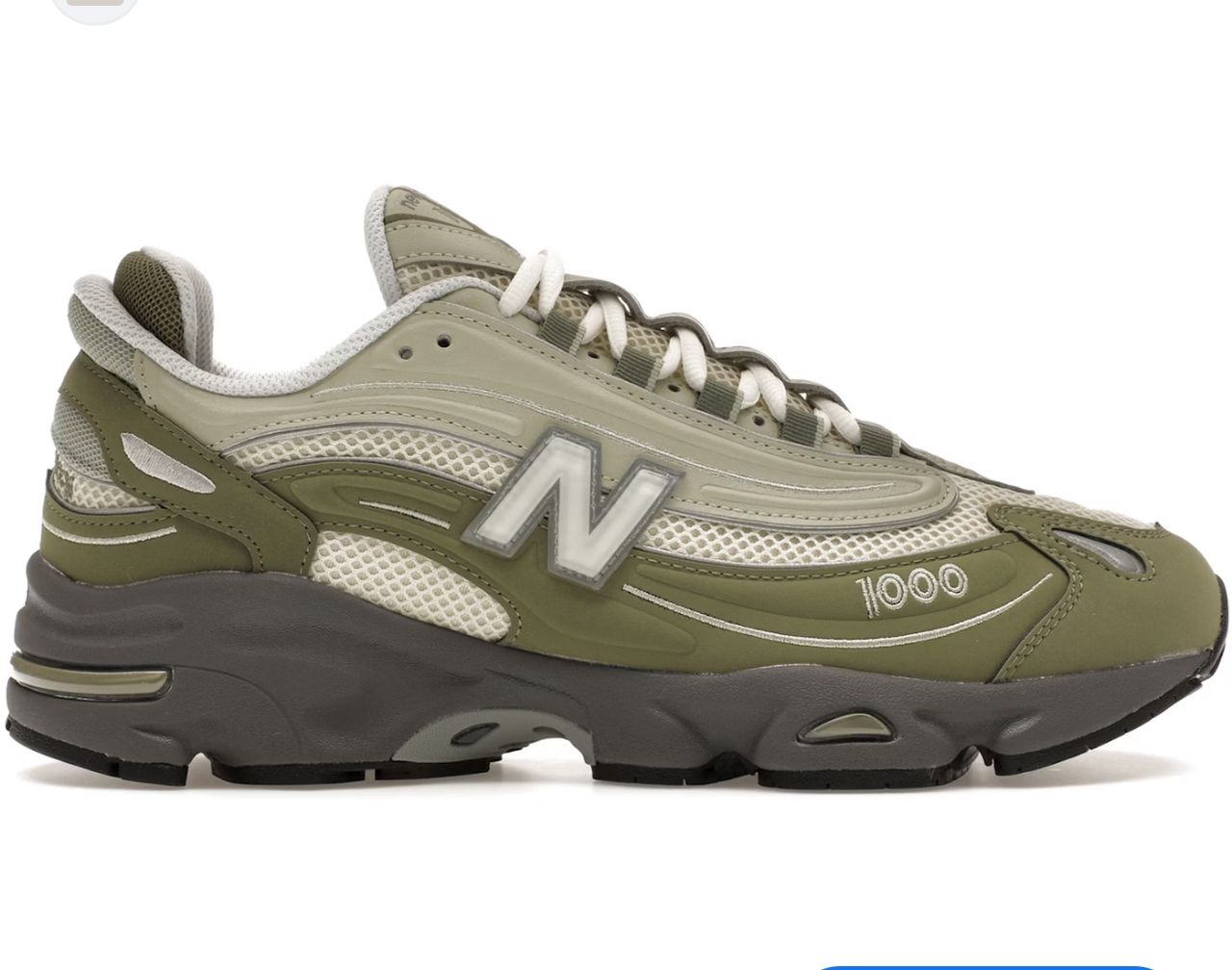 New Balance 1000 de couleur Dark Olivine.