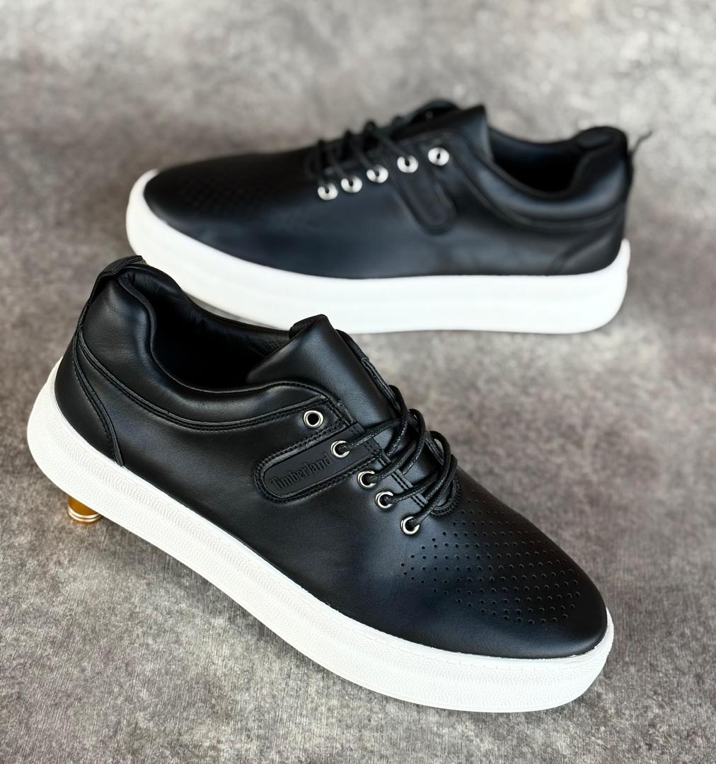 Timberland en cuir noir