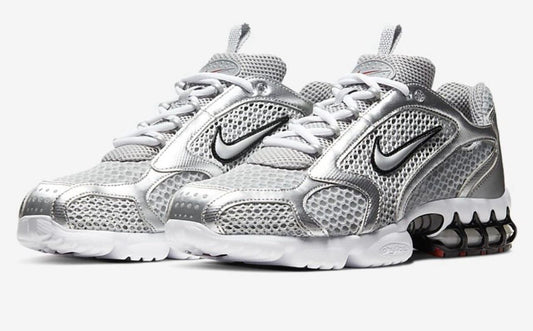 baskets Nike Air Zoom Spiridon Cage 2 en coloris "Metallic Silver".