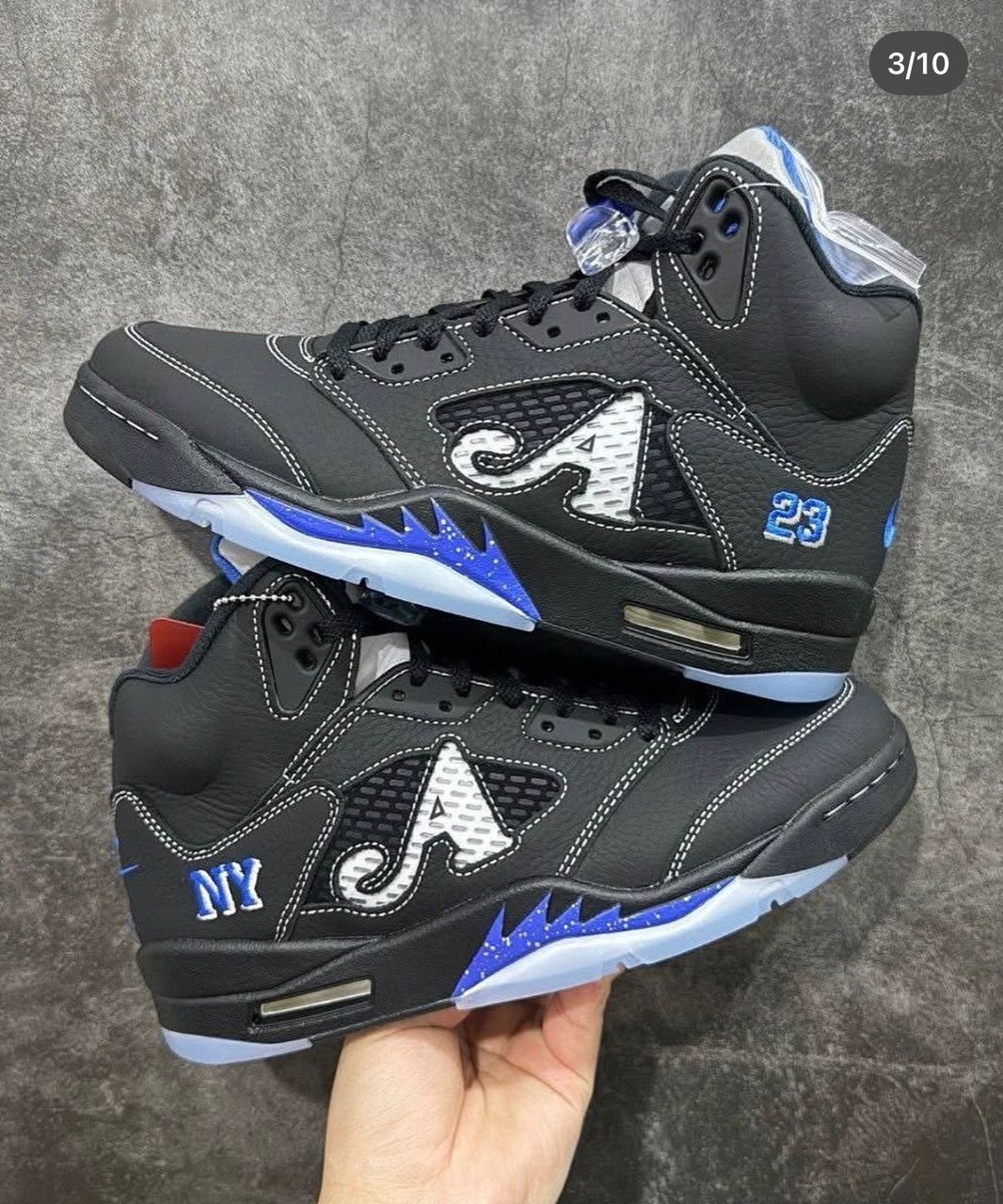Air Jordan 5 x Awake NY "Black Racer Blue