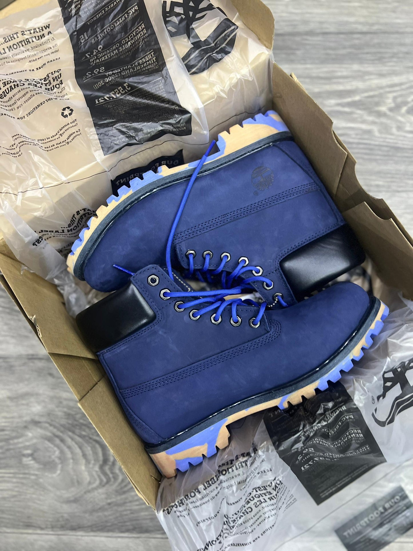 Timberland Premium 6 pouces, bleu marine