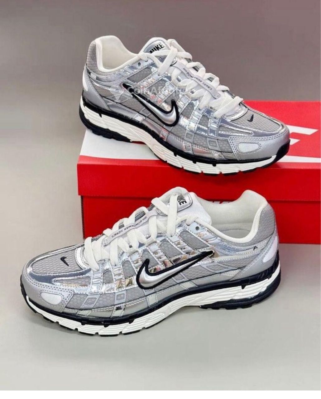 Nike P-6000 Metallic Silver.