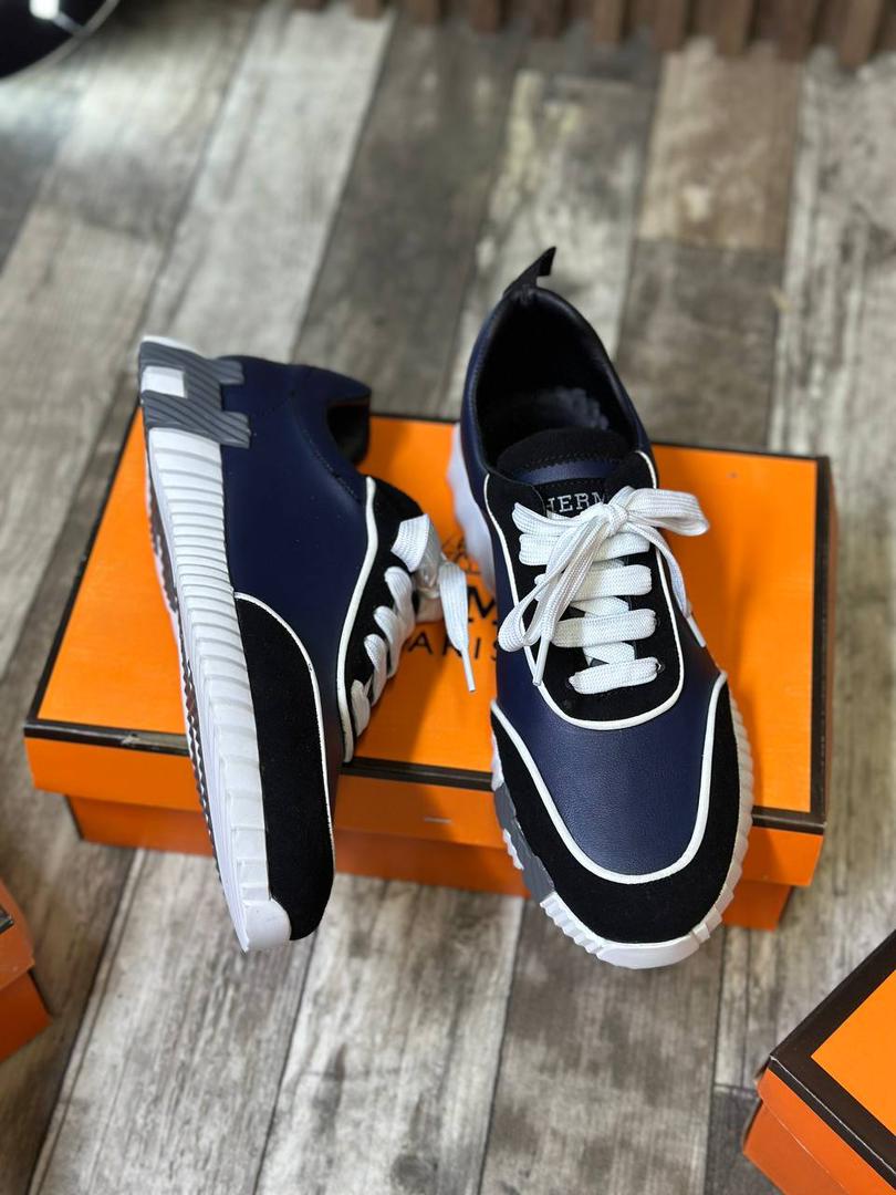 sneakers Bouncing Hermès en toile H